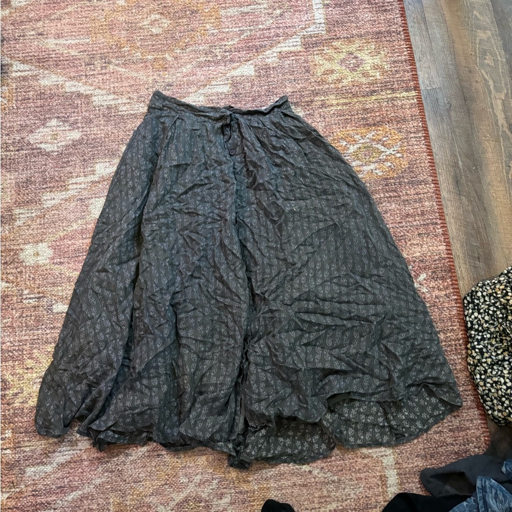 Button down skirt